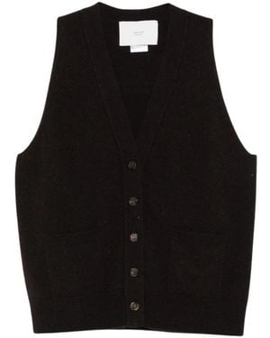 Vanisé V-Neck Knitwear - Negro