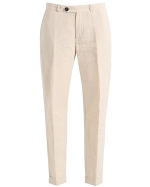 Rrd Broeken ,Katoen Lynco Chino - Naturel