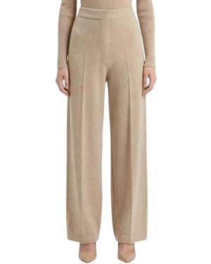Amélie & Amélie Wide Trousers - Natural