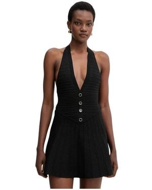 retroféte Short Dresses - Negro