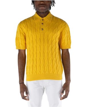 Drole de Monsieur V-Neck Knitwear - Yellow