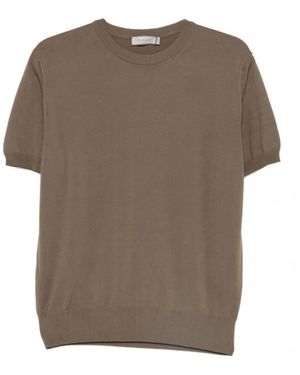 Canali Round-Neck Knitwear - Brown