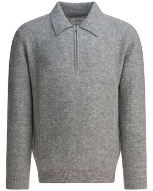 NN07 V-Neck Knitwear - Grey