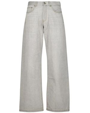 Palm Angels Wide Jeans - Grey
