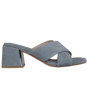 Alma En Pena. Heeled Mules - Gris
