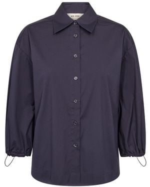 Mos Mosh Overhemden ,Blauw ,Shirts