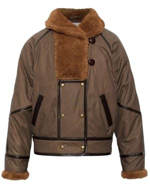 Isabel Marant Jassen ,Bruin ,Katoen Olinka Jacket