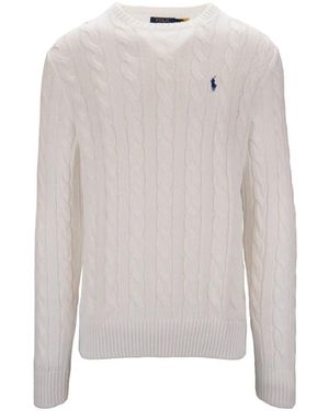 Ralph Lauren Round-Neck Knitwear - Gris
