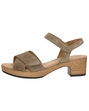 Gabor Schoenen ,Suède 764.1 Sandal - Naturel