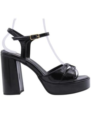 DONNA LEI High Heel Sandals - Black