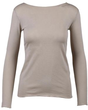 Alpha Studio Langarm-T-Shirt - Grau