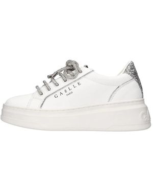 Gaelle Paris Schoenen ,Wit ,Polyester New Addict Sneakers