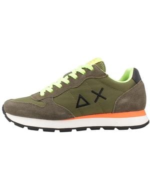Sun 68 Tom Fluo Sneaker - Grün