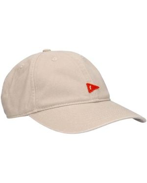 Forét Accessoires ,Katoen Flag Washed Cap - Naturel