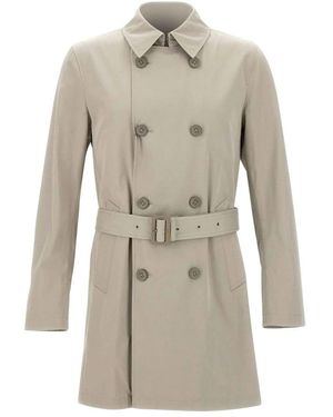 Herno Trench Coats - Grey