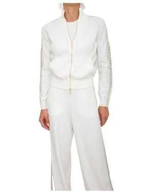 Elisabetta Franchi Stilvolles Stricktop Für Frauen - Weiß