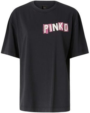Pinko T-Shirts - Schwarz