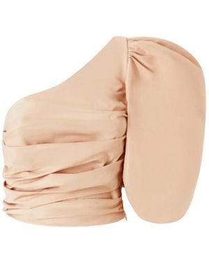 Pinko Sleeveless Tops - Natural