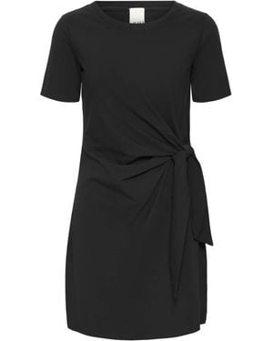 Ichi Short Dresses - Black