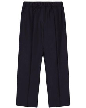 Weekend by Maxmara Straight Trousers - Azul