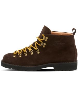 Fracap Lace-Up Boots - Marrone