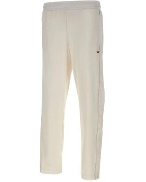 adidas Fitness ,Wit ,Nylon 98 Loose Track Pants - Naturel