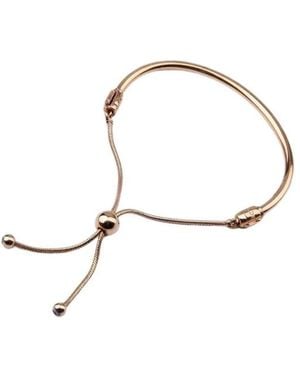 PANDORA Accessoires ,Roze ,Rosé Armband Met Schuifsluiting - Metallic