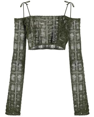 Gcds Long Sleeve Tops - Green