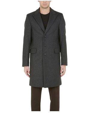 Paolo Pecora Single-Breasted Coats - Nero