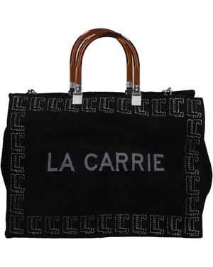 La Carrie Shopping Bags - Black
