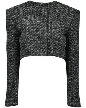 DIESEL Tweed Jackets - Black