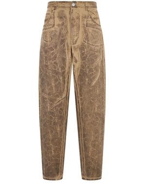 Alberta Ferretti Loose Fit Jeans - Natural