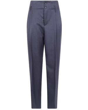 Alberta Ferretti Wijde Broek - Blauw