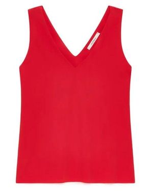 Maliparmi Sleeveless Tops - Red