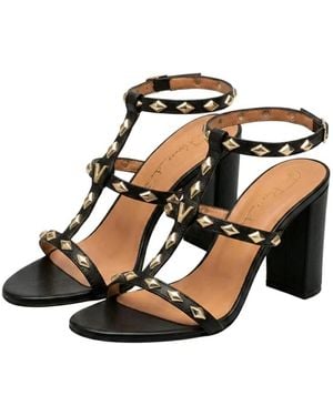 Via Roma 15 High Heel Sandals - Noir