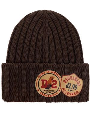 DSquared² Beanies - Marrone