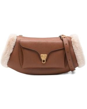 Coccinelle Bruin Handtas Elegante Stijl