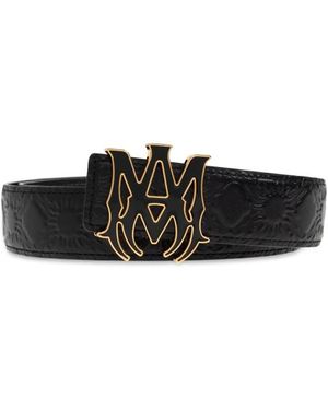 Amiri Cintura in pelle - Nero