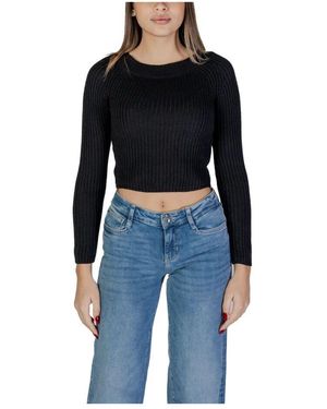 Jacqueline De Yong Round-Neck Knitwear - Noir