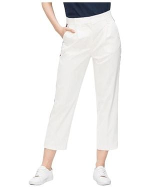 Tommy Hilfiger Cropped Trousers - White