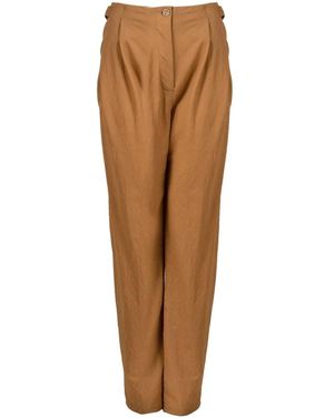Patrizia Pepe Wide Trousers - Marrone