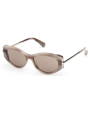 Max Mara Accessoires ,Roquebrune 1 Zonnebril - Metallic