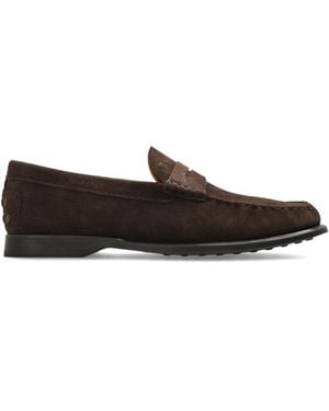 Tod's Wildleder-Loafer - Braun