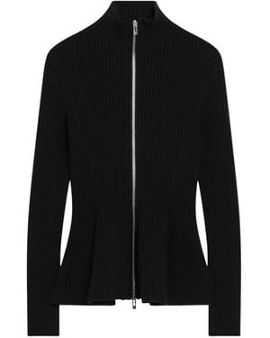 Alaïa Peplum Cardigan - Zwart