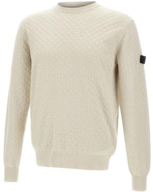 Peuterey Round-Neck Knitwear - White