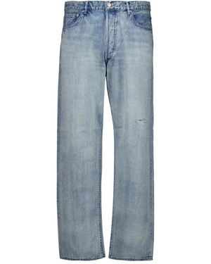 AURALEE Straight Fit Jeans - Blue