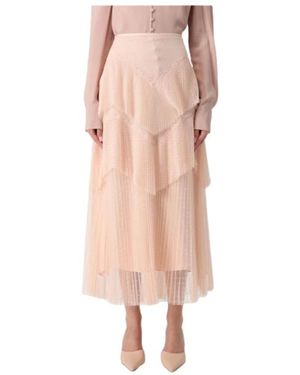 Twinset Maxi Skirts - Rosa