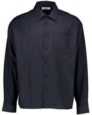 OLAF HUSSEIN Casual Shirts - Blue