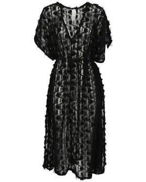 Feel me fab Midi Dresses - Black