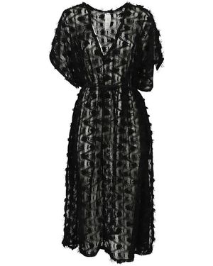 Feel me fab Midi Dresses - Black
